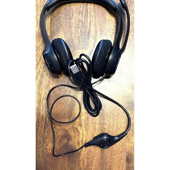Logitech Computer Headset H390 USB Noise Canceling Mic & Enhanced Digital Sound - Picture 3 of 16